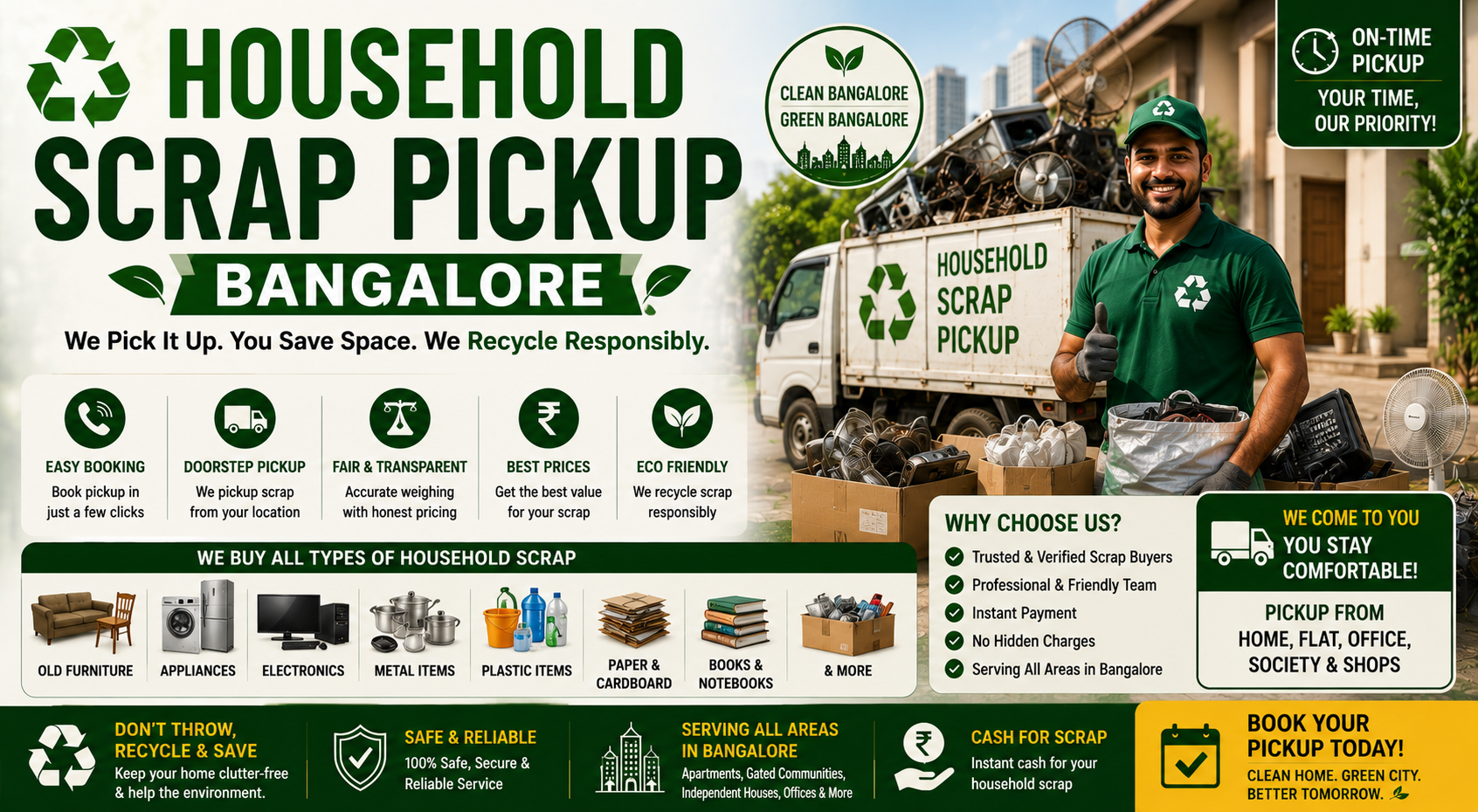 Household Scrap Pickup Bangalore