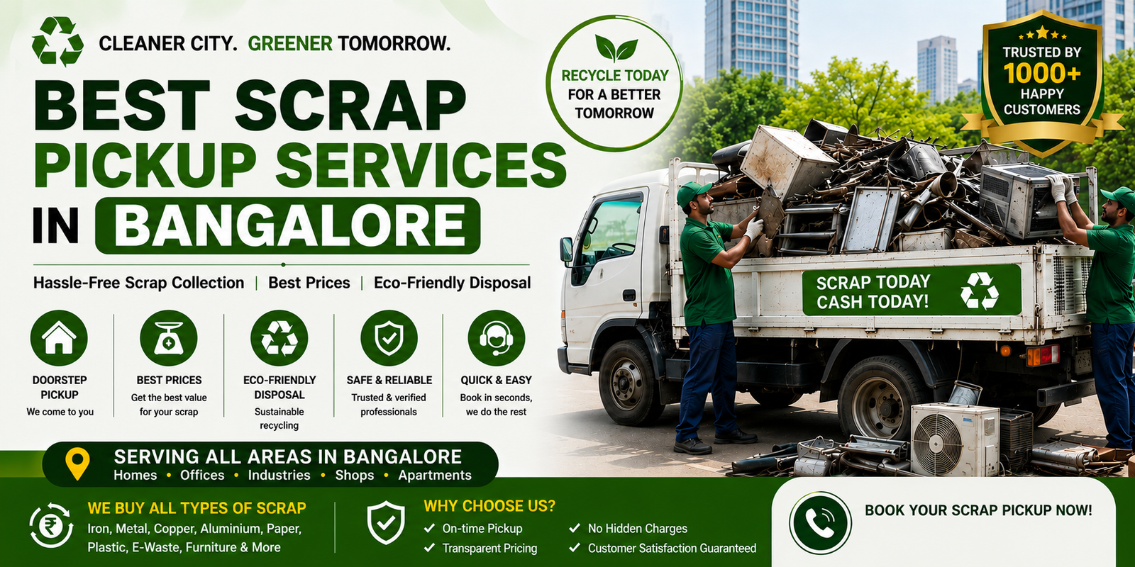 Best Scrap Pickup Services in Bangalore