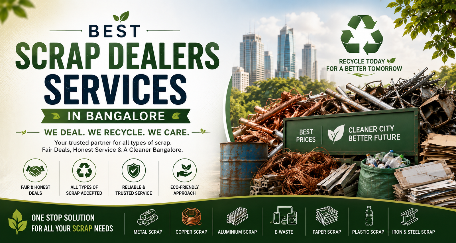 Best Scrap Dealers Services in Bangalore