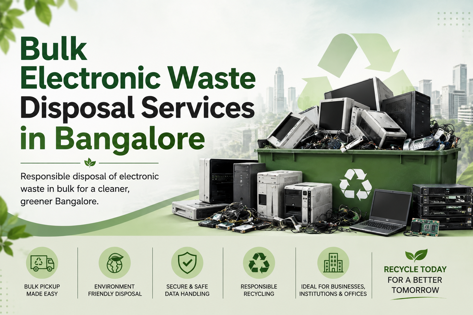 Bulk Electronic Waste Disposal Services in Bangalore