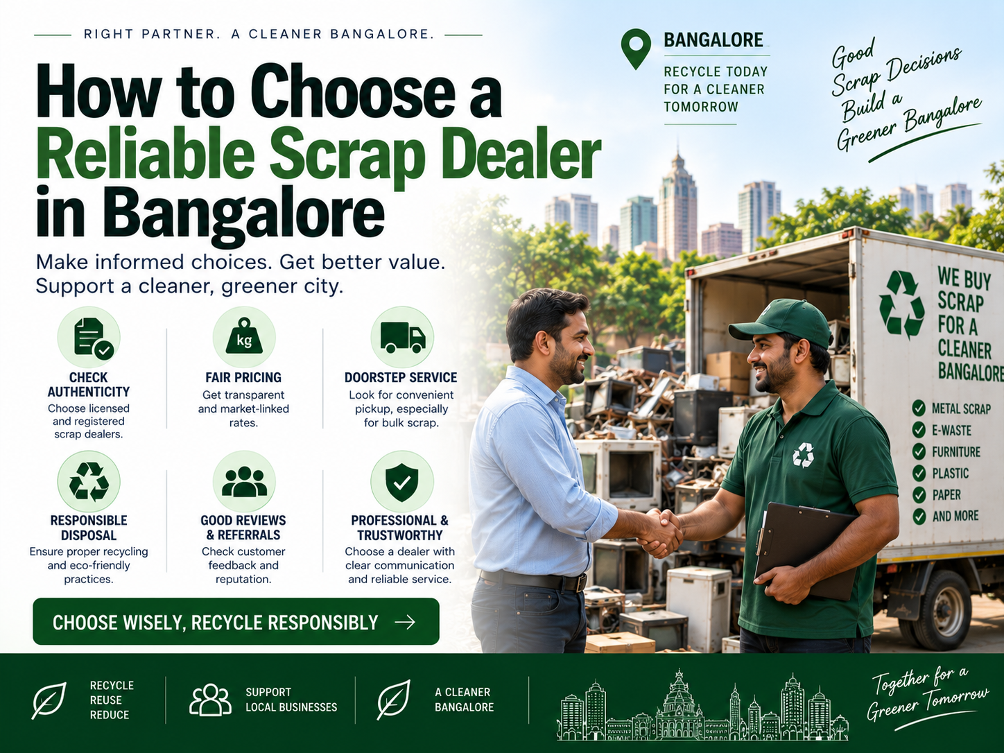 How to Choose a Reliable Scrap Dealer in Bangalore