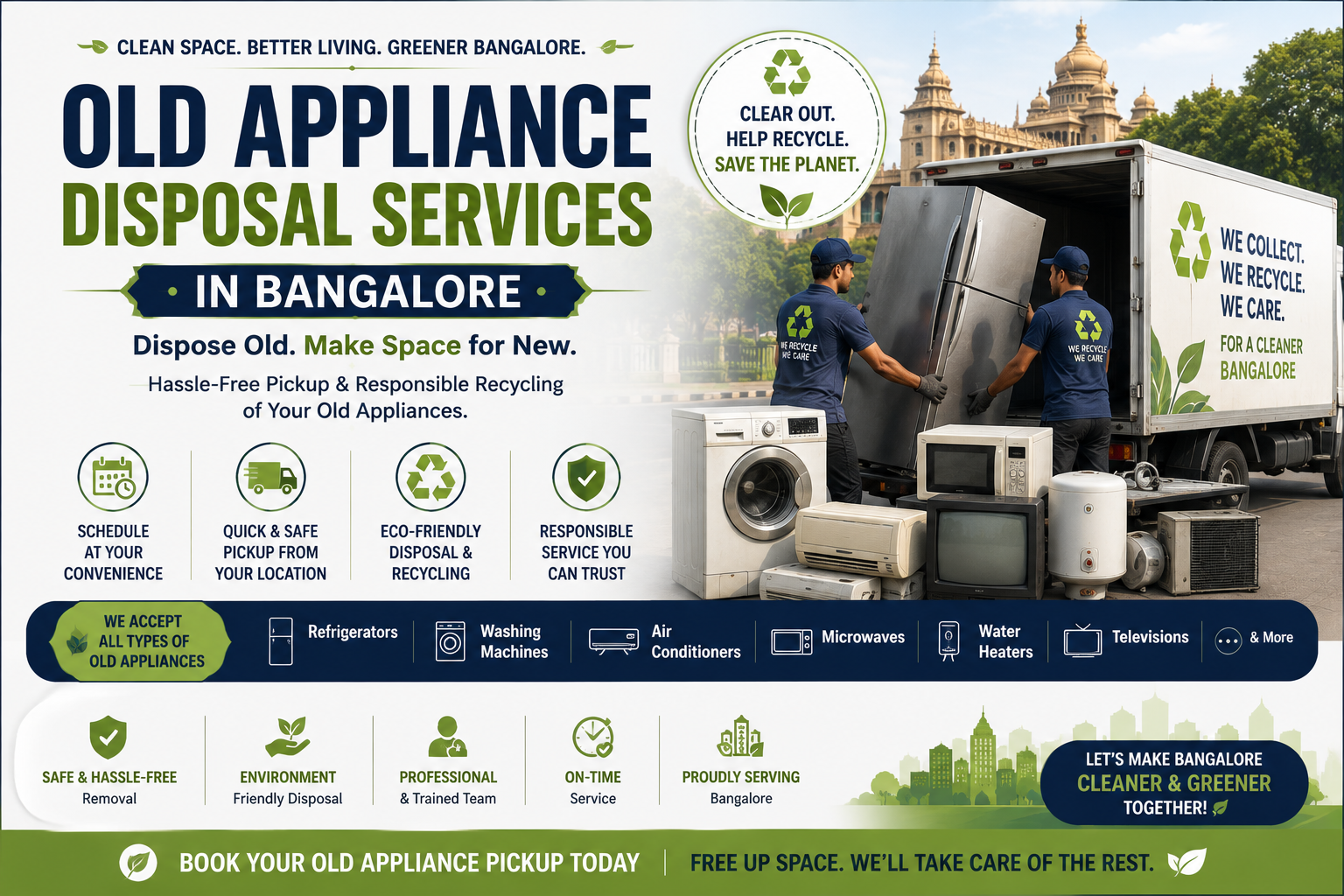 Old Appliance Disposal Services in Bangalore