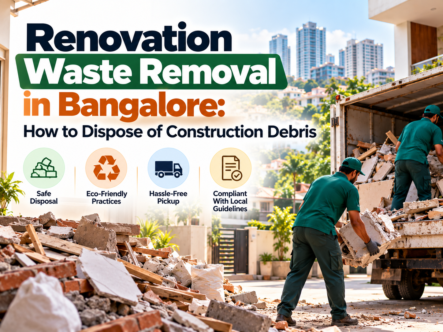 Renovation Waste Removal in Bangalore: How to Dispose of Construction Debris